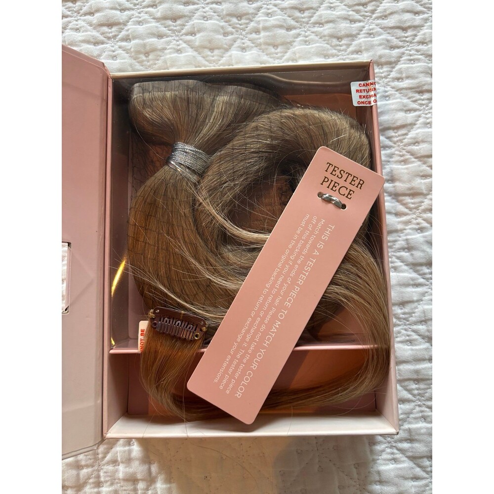 Glam Seamless Invisi Clips Remy Human Hair Extensions - Picture 2 of 3